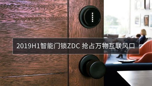 2019H1智能门锁ZDC:抢占物联风口 马太效应加剧