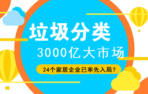 垃圾分类3000亿大市场 24个家居企业已率先入局?