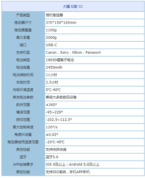 专业手持云台 大疆如影 SC成都1959元