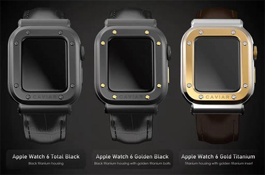 全球最贵的Apple Watch 6!黄金表壳，镶满钻石