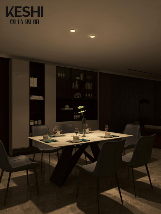 KESHI可诗照明餐厅灯光设计 打造舌尖上的光影空间