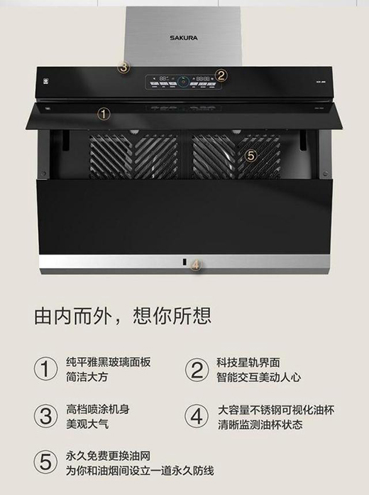 樱花卫厨烟灶CP上线，让你无烟探索美味佳肴