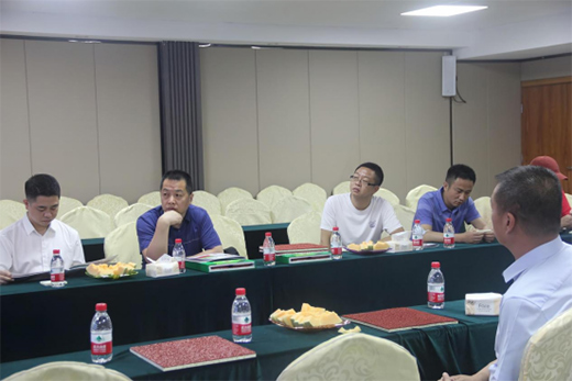 中建五局华南设计研究院等一行莅临远洋体育参观指导
