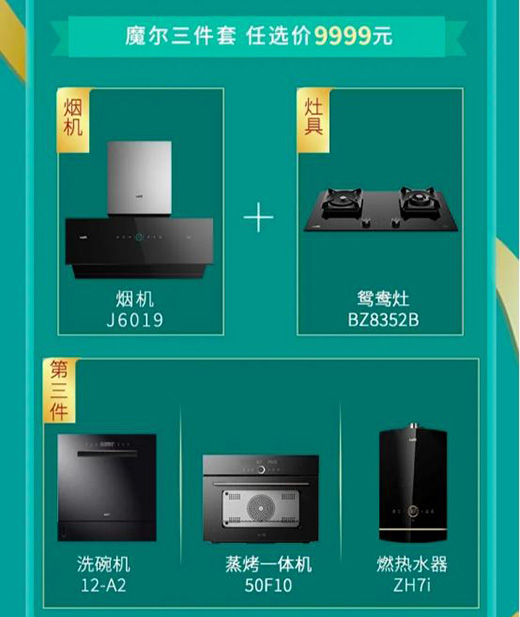 “三好”厨电产品成为爆款，华帝618大促强势登榜