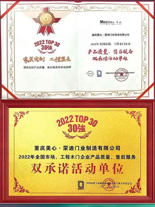 美心蒙迪木门再创佳绩!提前3个月完成全年目标