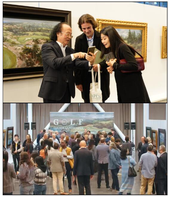 张少侠《高尔夫球场风景》油画展欧洲巡展取得圆满成功